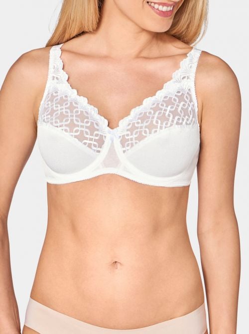 Letizia W01 minimizer bra with wire, white TRIUMPH