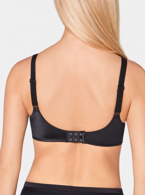 Letizia W01 minimizer bra with wire, black