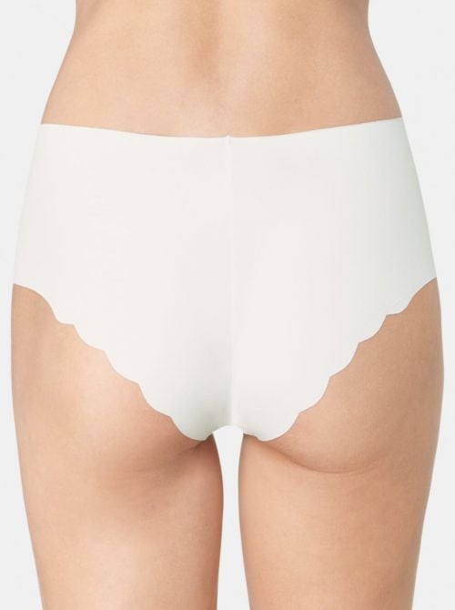 ZERO Microfibre Short taglio laser, bianco seta SLOGGI