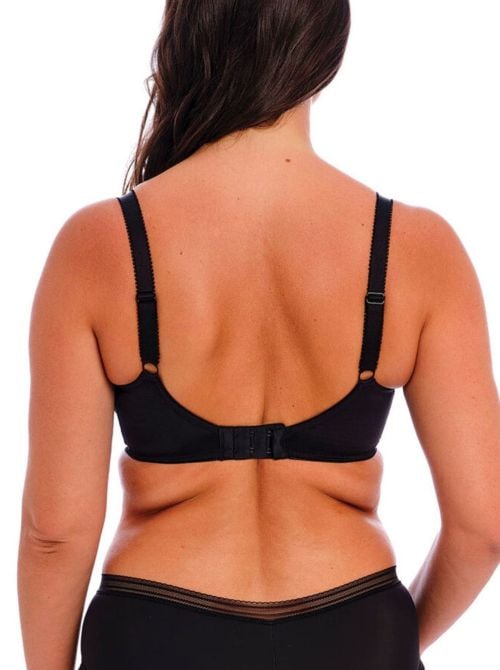 Fusion Reggiseno con ferretto e sostegno laterale, nero