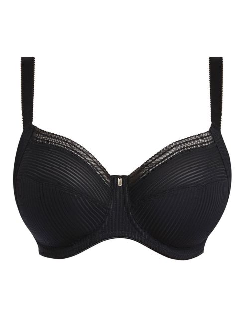 Fusion Reggiseno con ferretto e sostegno laterale, nero