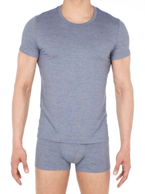 Crew Neck T-shirt,  jeans blue HOM