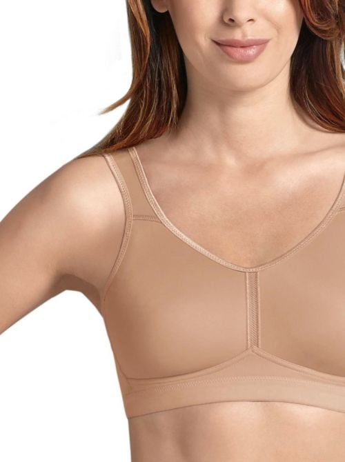 5300X Viviana Active Wire-Free Mastectomy Sports Bra, natural