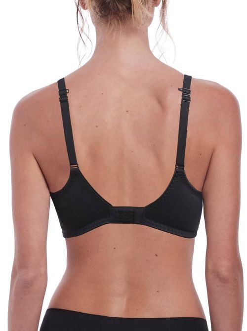 Aura Reggiseno liscio con ferretto, nero