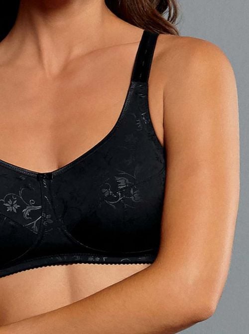 Robina 5792X no-wired mastectomy bra, black