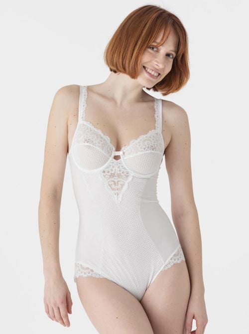 Gaby Body con ferretto, bianco MAISONLEJABY