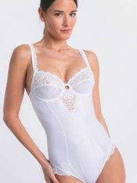 Gaby Body con ferretto, bianco