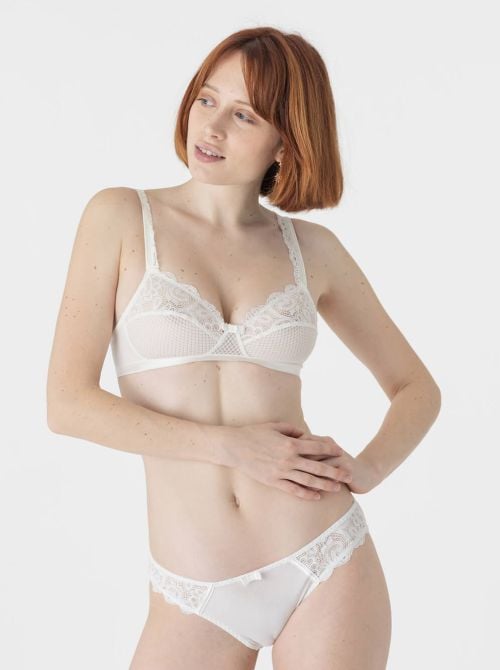 Gaby no wired bra, white MAISONLEJABY