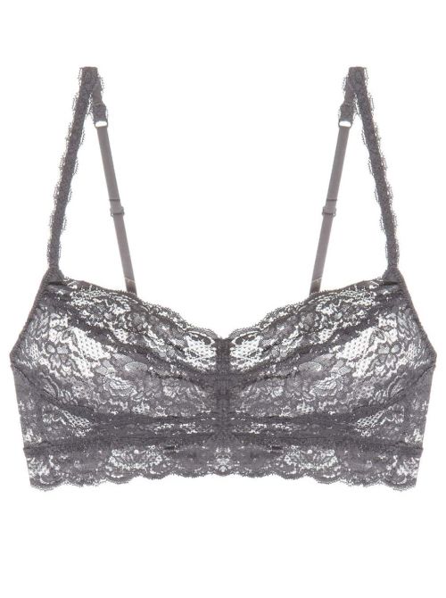 Never say never - Sweetie, bralette without underwire, anthracite