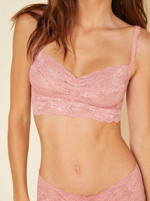 Never say never - Sweetie, bralette without underwire, pink