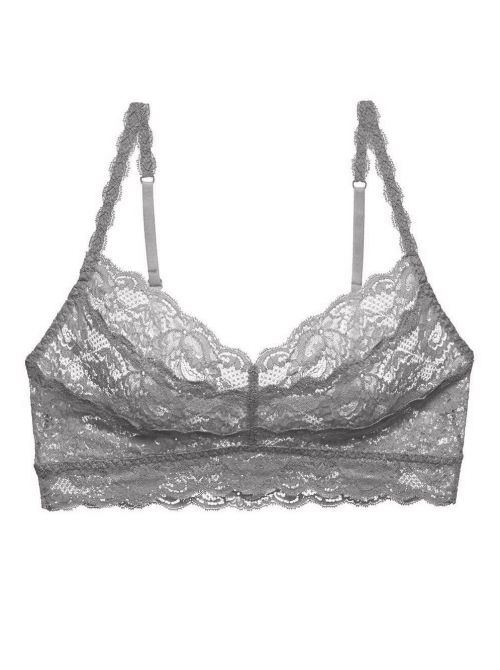 Never say never - Sweetie, bralette without underwire, grey