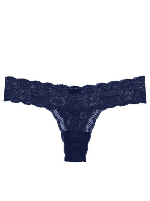Never say never - Cutie perizoma in pizzo, navy