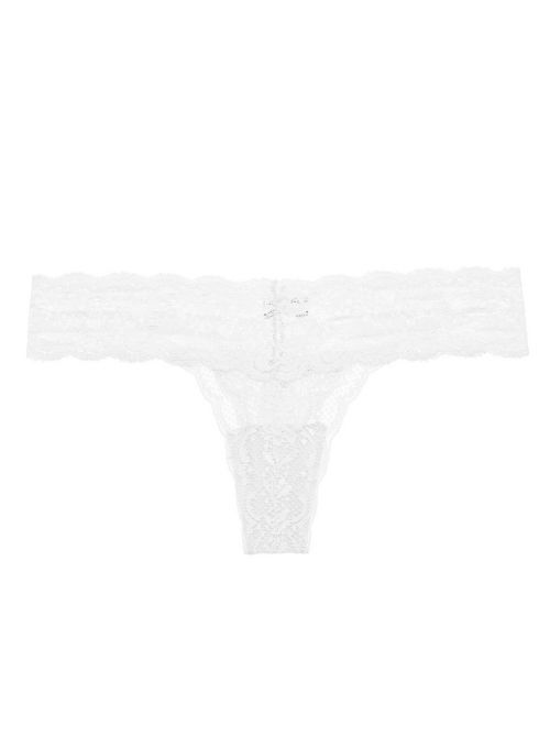 Never say never - Cutie lace thong, white