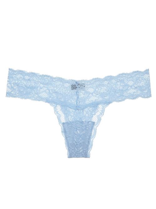 Never say never - Cutie lace thong, sorrento blue