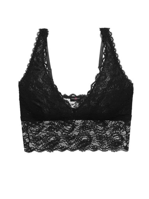 Never say never - Plungie bralette without underwire, black