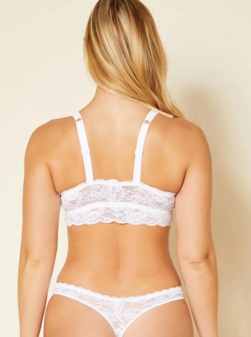 Never say never - Curvy Sweetie bralette, bianco