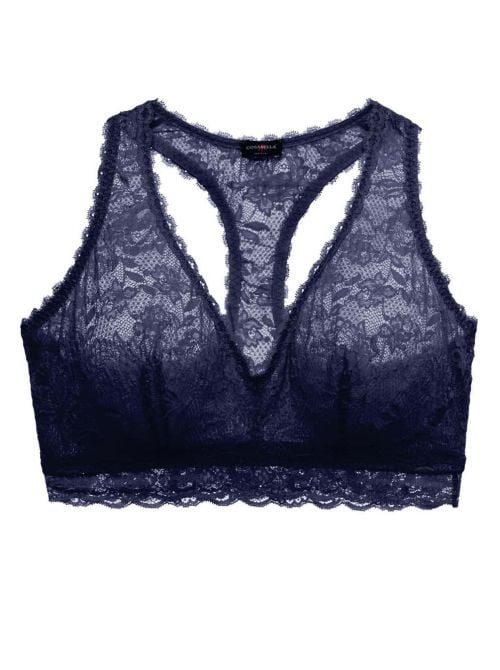 Never say Never - Curvy Racie reggiseno spalline incrociate, navy