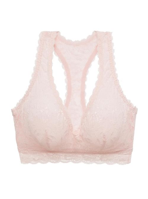 Never say Never - Curvy Racie reggiseno spalline incrociate, pink lilly