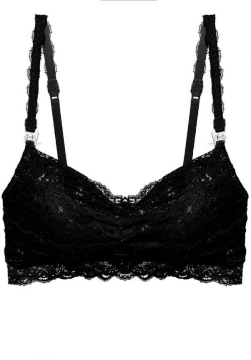 Never say never - Mommie bralette per allattamento, nero COSABELLA