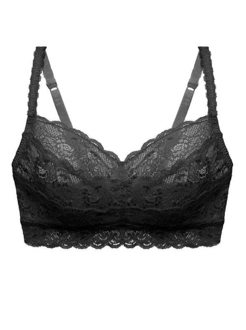 Extended Sweetie, bralette without underwire, black COSABELLA