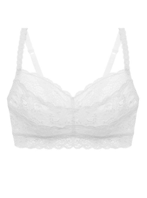 Extended Sweetie, bralette without underwire, white COSABELLA