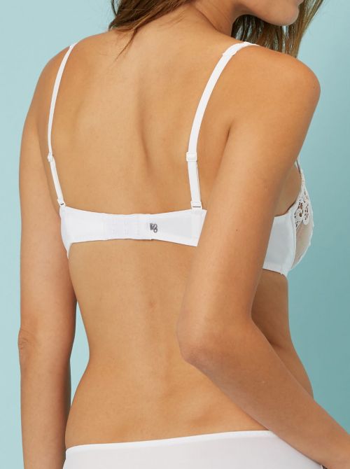 Saga Reggiseno a balconcino con ferretto, bianco