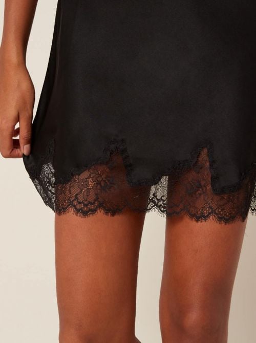 Nocturne sottoveste seta, nero