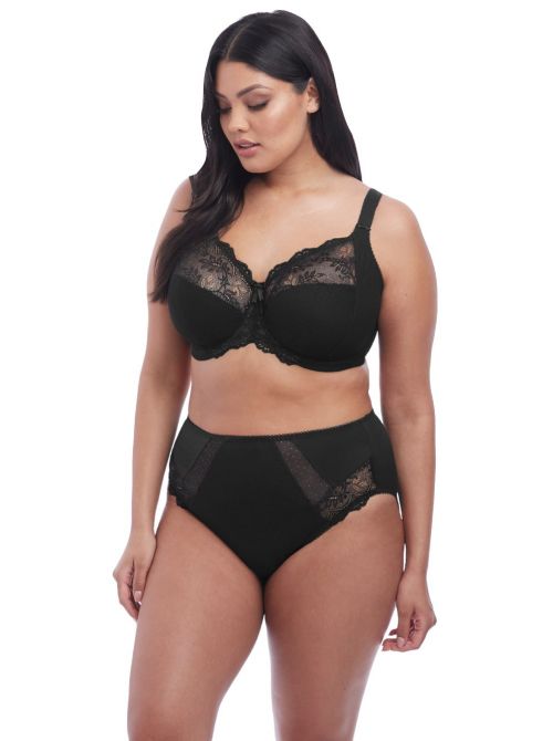 Meredith, Underwired Banded Bra, black