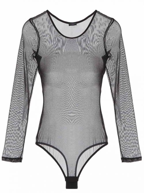 Soire Confidence longsleeve bodysuit, black