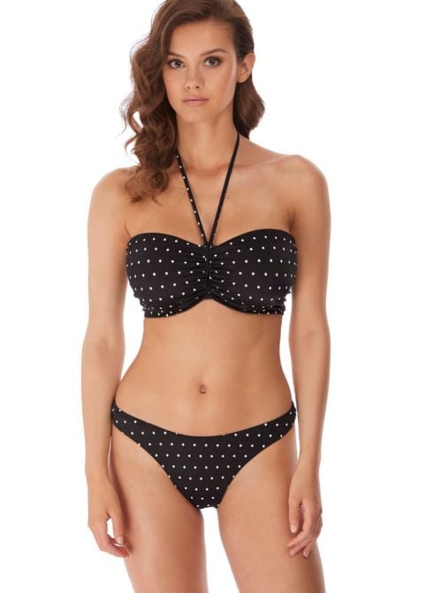 Jewel Cove Fascia con ferretto per bikini, nero