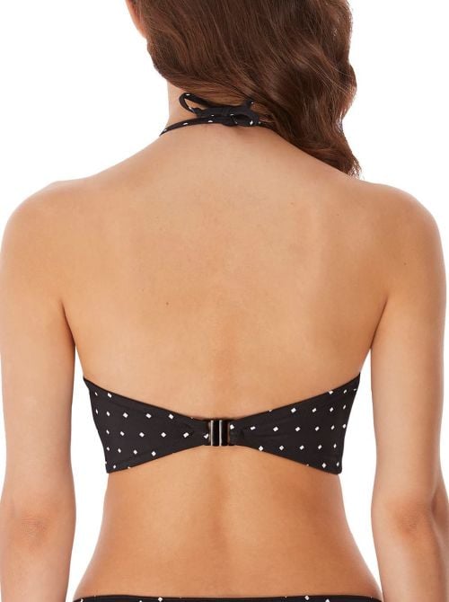 Jewel Cove Fascia con ferretto per bikini, nero