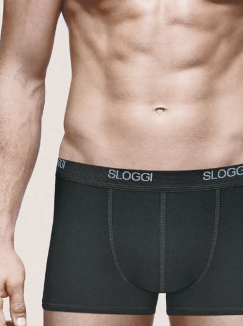 Sloggi Men Basic Sho 2 Boxer, nero SLOGGI