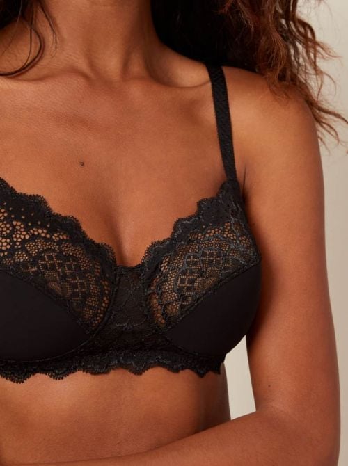 Caresse 12A210 Reggiseno senza ferretto, nero