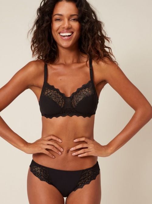 Caresse 12A210 Reggiseno senza ferretto, nero