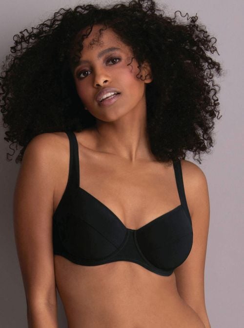 8730-1 Sibel Bikini Bra, black ROSA FAIA BEACHWEAR