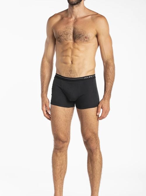 Intercity - Boxer in Cotone Elasticizzato, nero JULIPET