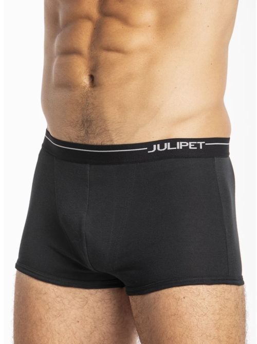Issyk - Boxer Parigamba in Cotone Elasticizzato, nero