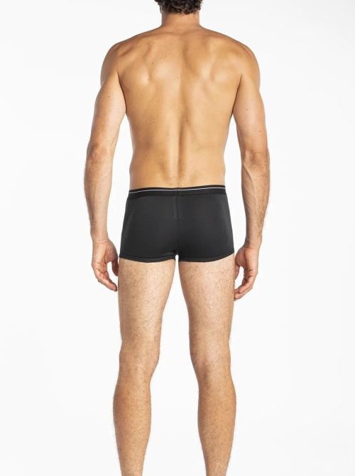 Issyk - Boxer Parigamba in Cotone Elasticizzato, nero