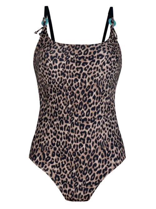7800 Mona costume intero, leopardato ROSA FAIA BEACHWEAR