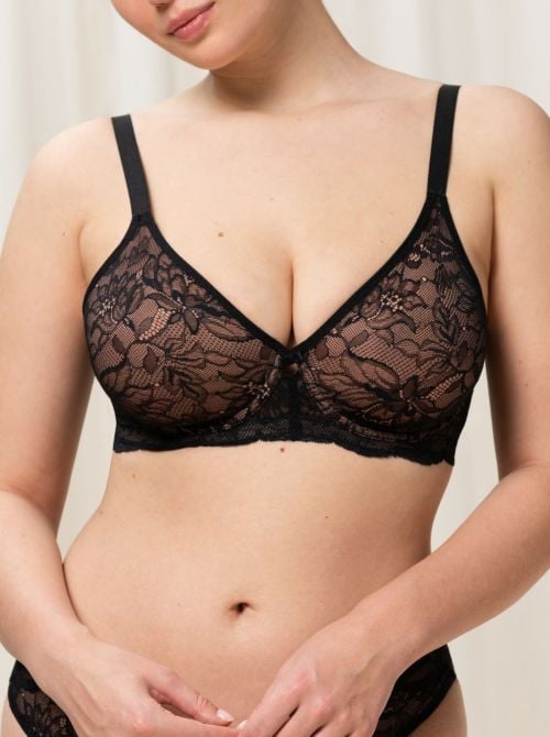 Amourette Charm W02 con ferretto, nero TRIUMPH
