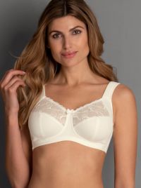 Lucia no-wired comfort bra, ivory