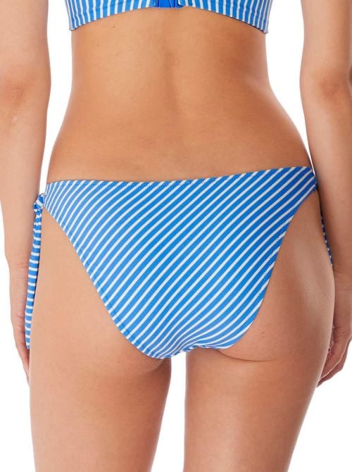 Beach Hut slip con laccetti laterali per bikini, blue moon