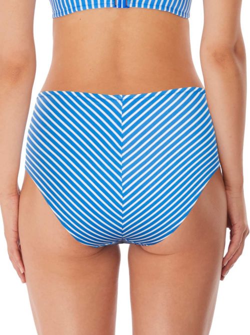 Beach Hut slip a vita alta per bikini, blue moon