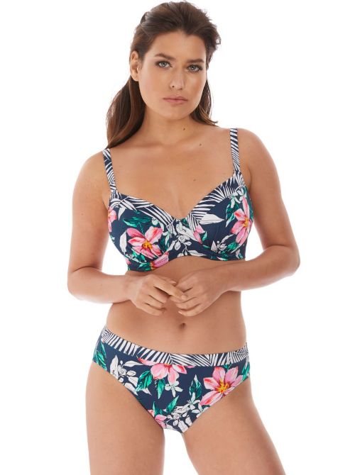 Port Maria bikini bra with underwire, floral pattern