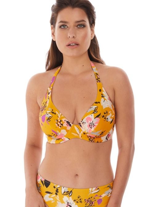 Florida keys reggiseno per bikini scollo profondo, giallo FANTASIE SWIM