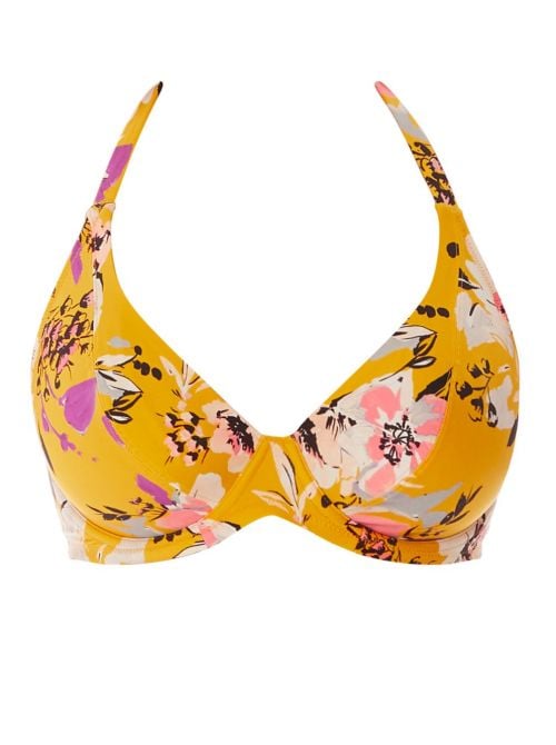 Florida keys reggiseno per bikini scollo profondo, giallo