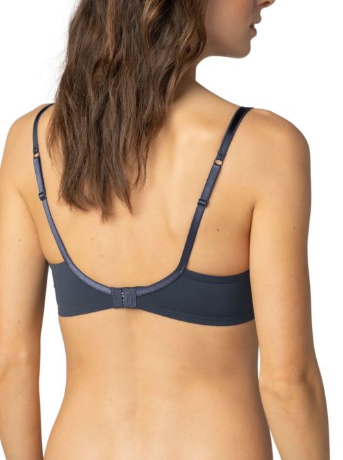 Glorious padded bra without underwire, graphite