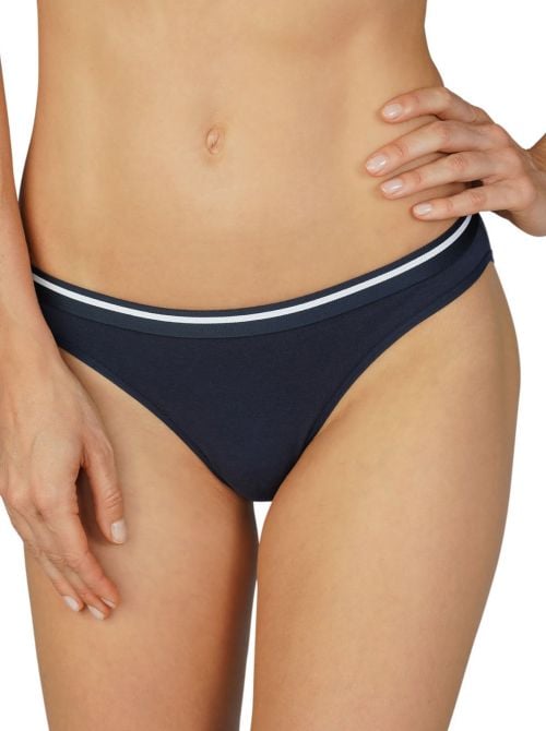 Cotton pure mini briefs, midnight blue