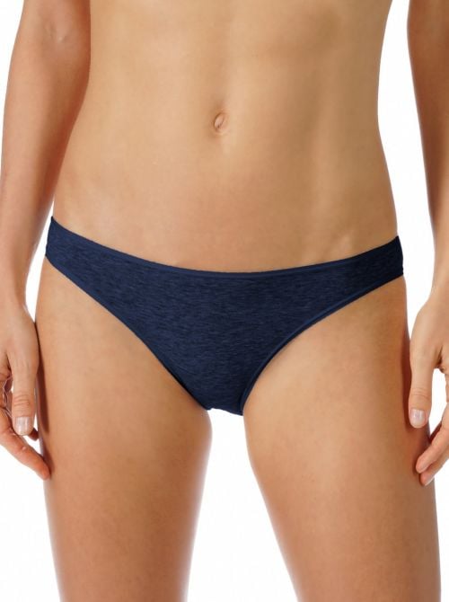 Cotton Pure mini low waist briefs, blue