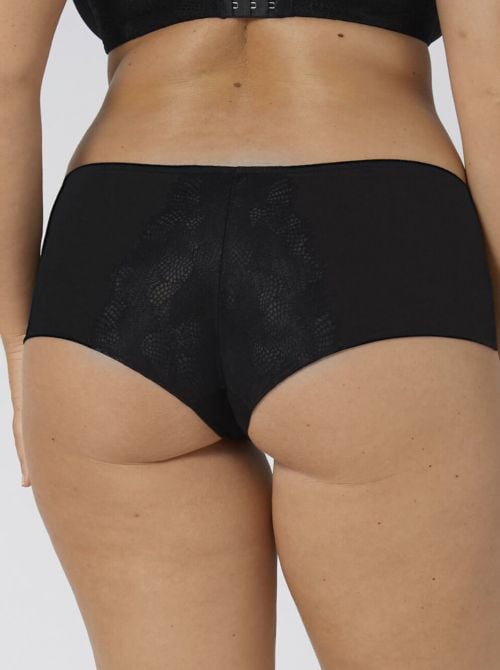 Lace Spotlight slip hipster, nero